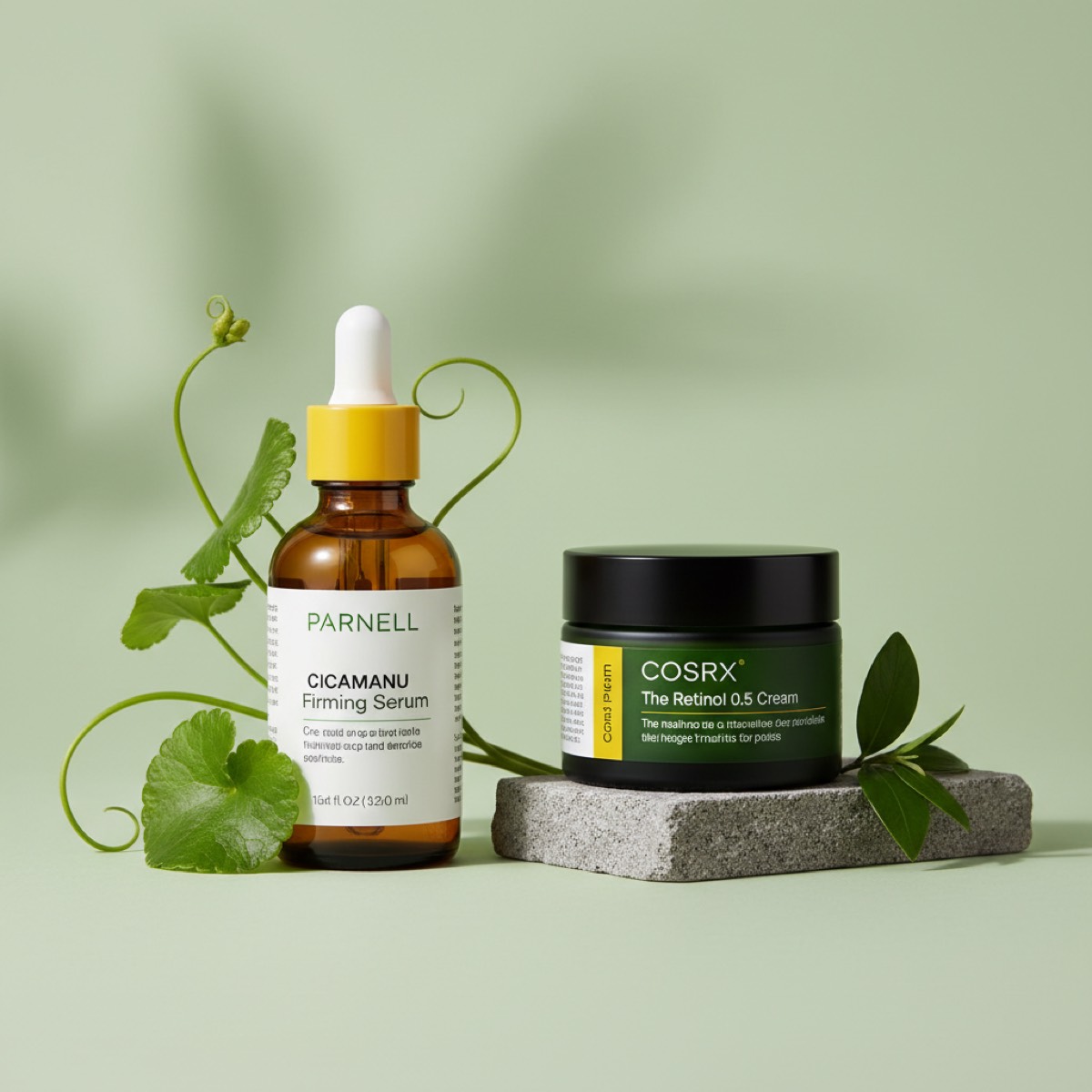 Parnell Bakuchiol Serum vs COSRX Retinol Crème: Milde Anti-aging Strijd