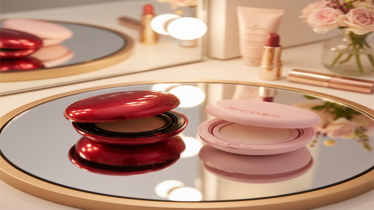 TIRTIR Red Cushion vs Tocobo Apple Dewy Cushion : Le choc des coussins viraux